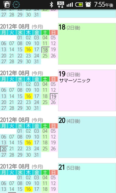 表示形式も色々
